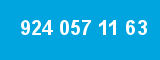 924 057 11 63 924 057 11 63